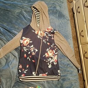 Floral hoodie